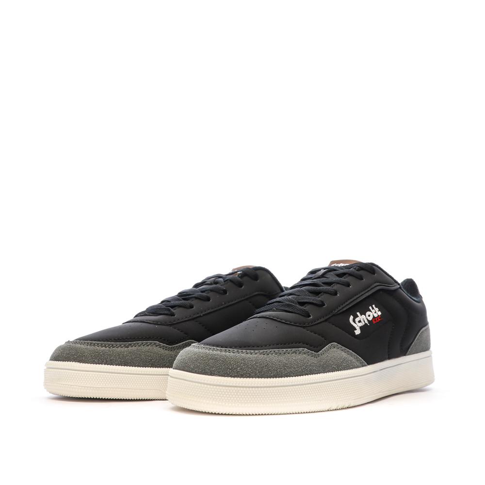 Baskets Noires Homme Schott Titan vue 6