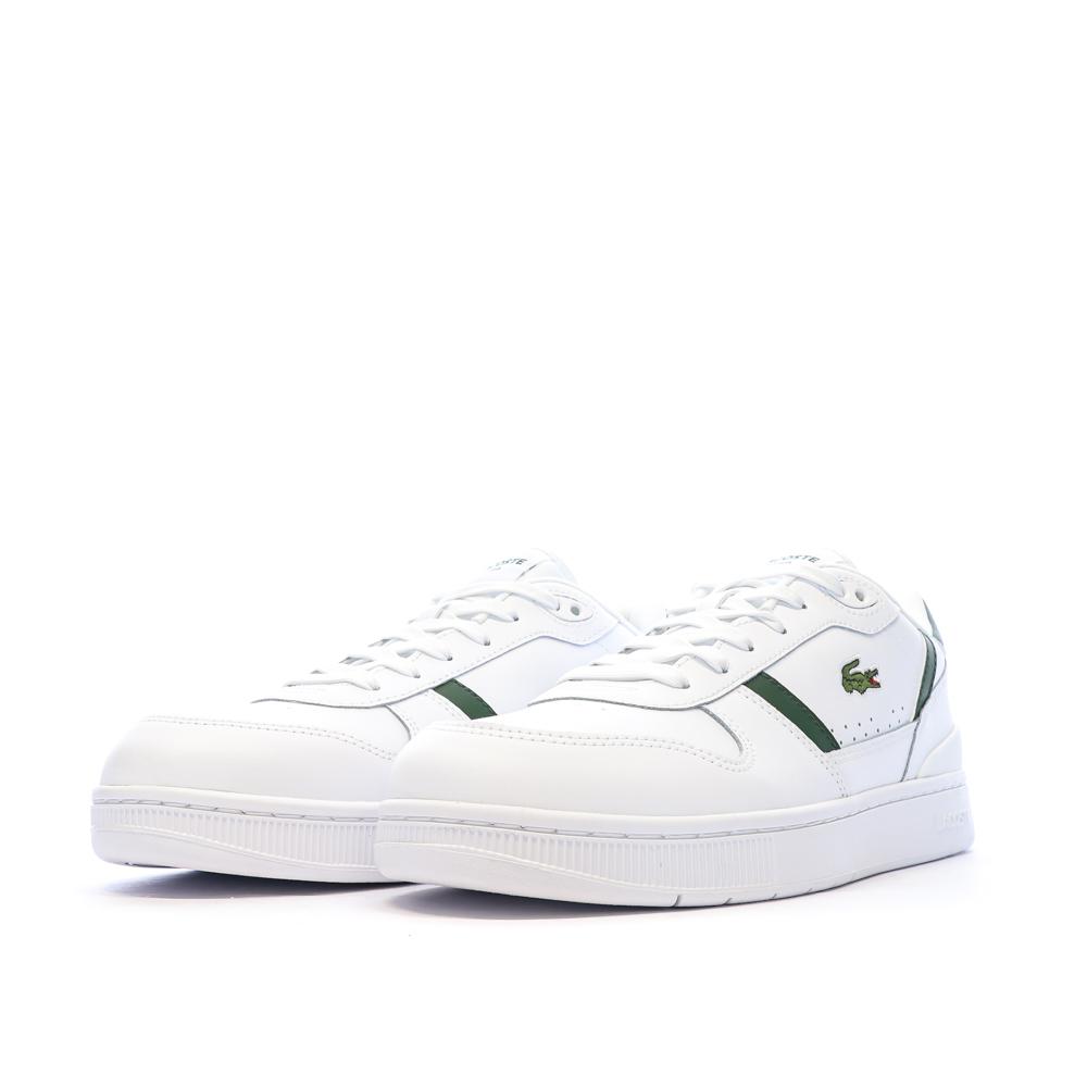 Baskets Blanc/Vert Homme Lacoste T-clip Set 224 vue 6