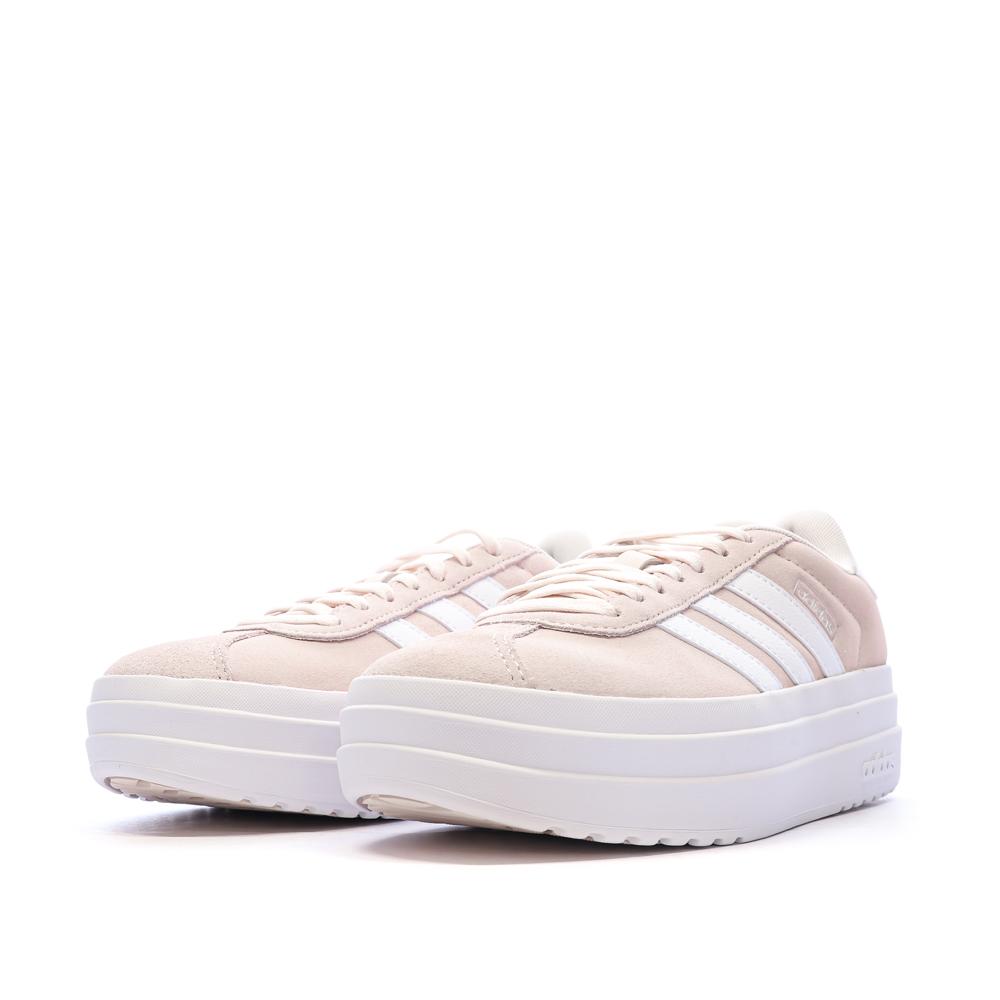 Baskets Roses Femme Adidas Vl Court Bold vue 6