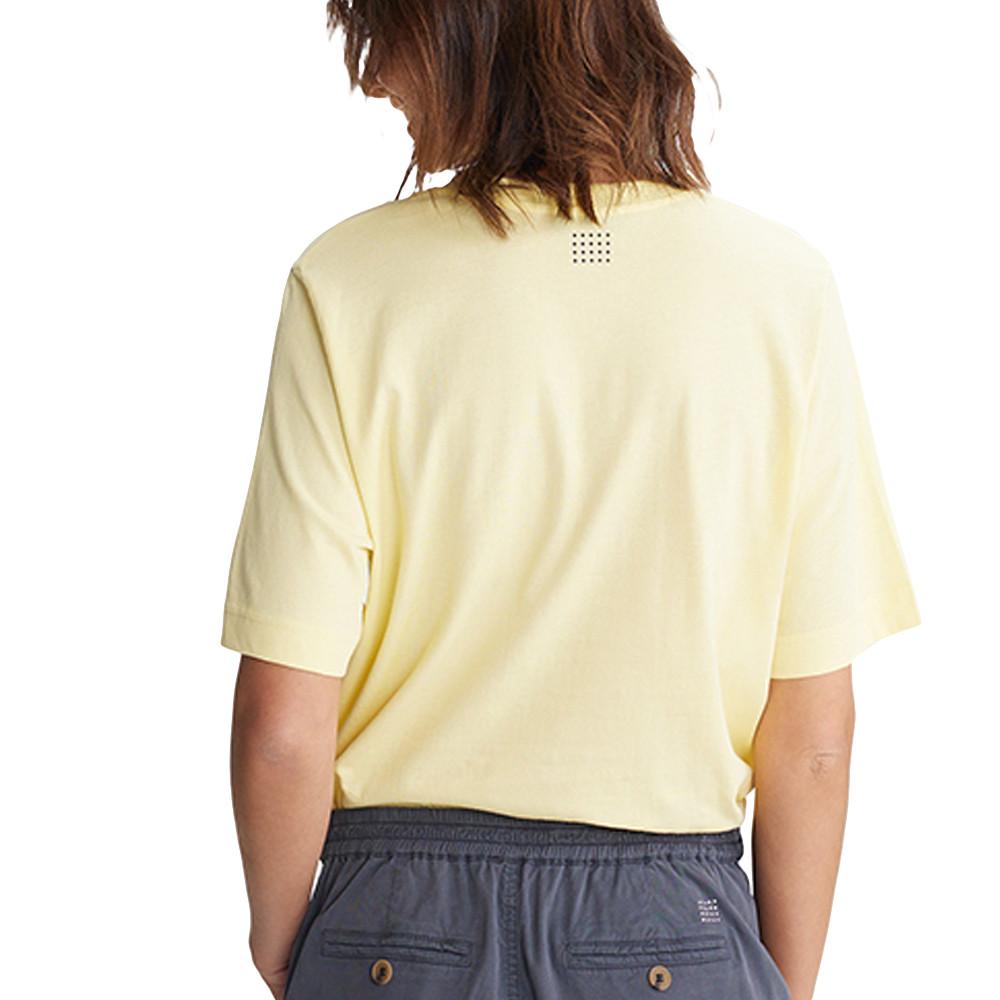 T-shirt Jaune Femme TBS Emely vue 2