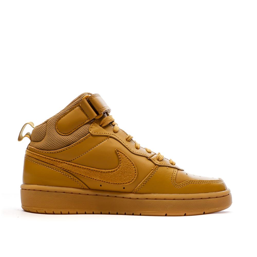 Baskets Camel Garçon Nike Court Borough Mid 2 vue 2