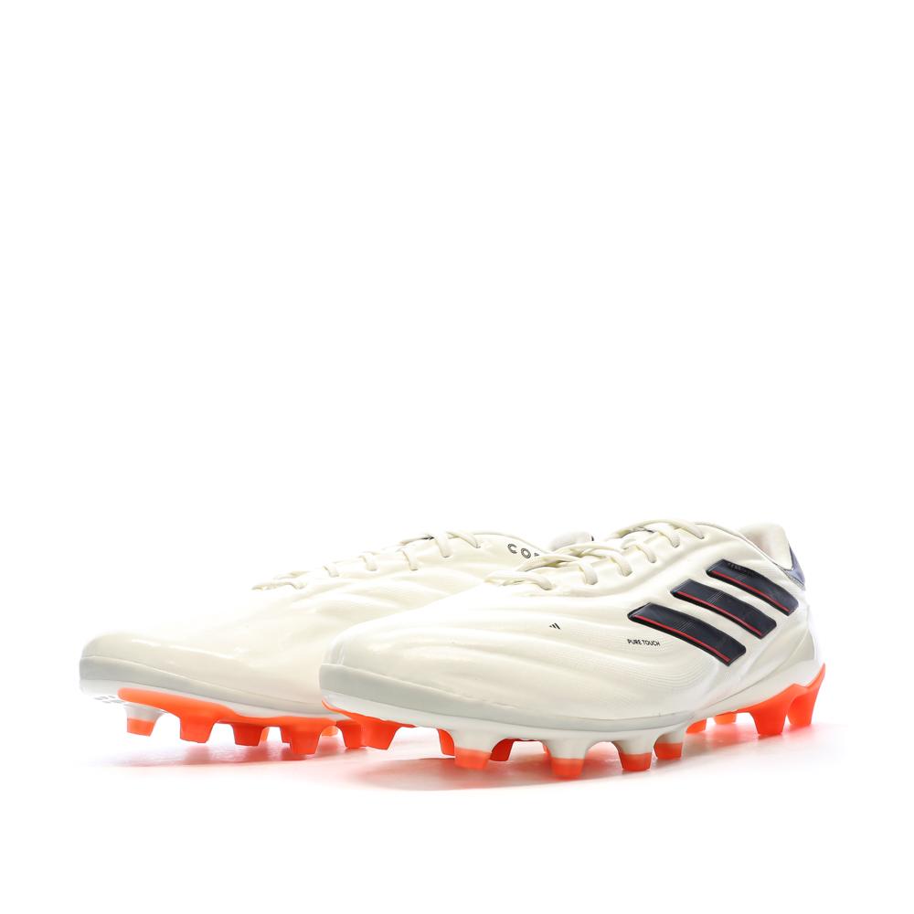 Chaussures de football Blanches/Noires Homme Adidas Copa vue 6