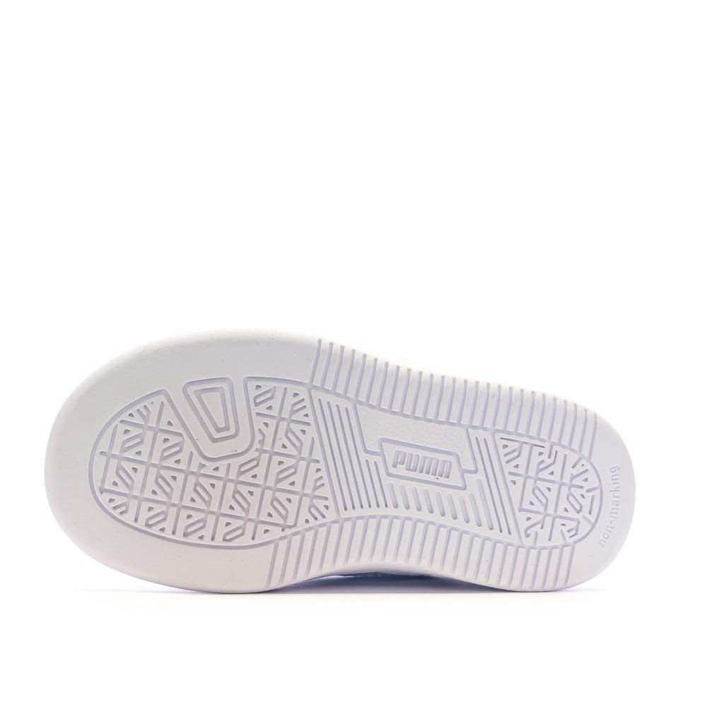 Baskets Blanches/Vert/Marine Garçon Puma Caven 2.0 Ready vue 5