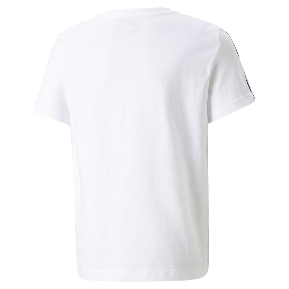 T-shirt Blanc Garçon Puma Tape vue 2