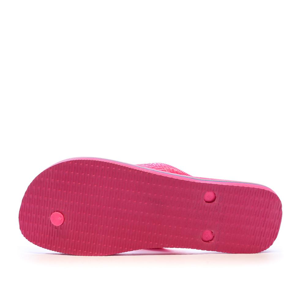 Tongs Rose Femme Havaianas Brasil Logo Neon Infra vue 2