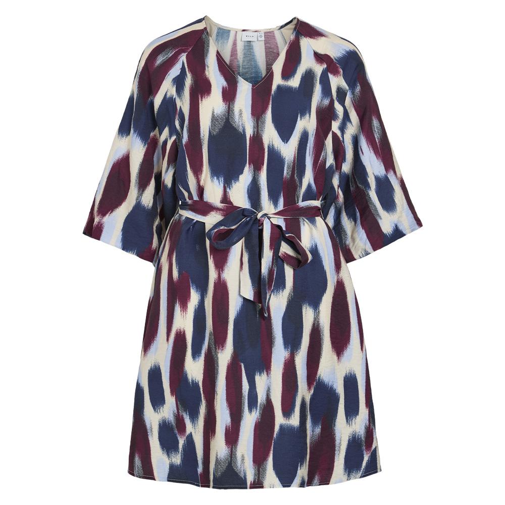 Robe Marine/Bordeaux Femme Vila Virano pas cher