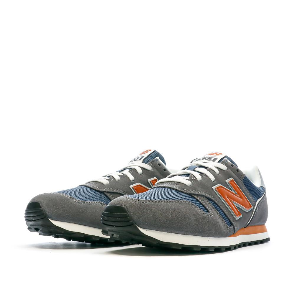 Baskets Orange/Bleu Homme New Balance 373 vue 6