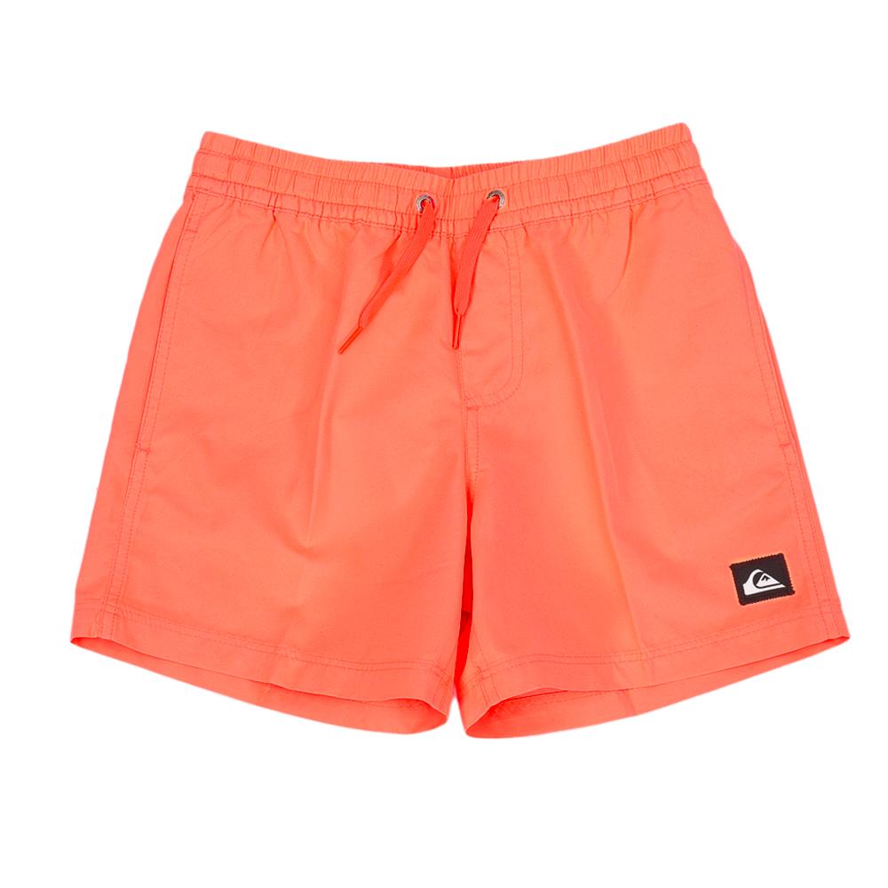 Short de bain Orange fluo Garçon Quiksilver Everyday pas cher