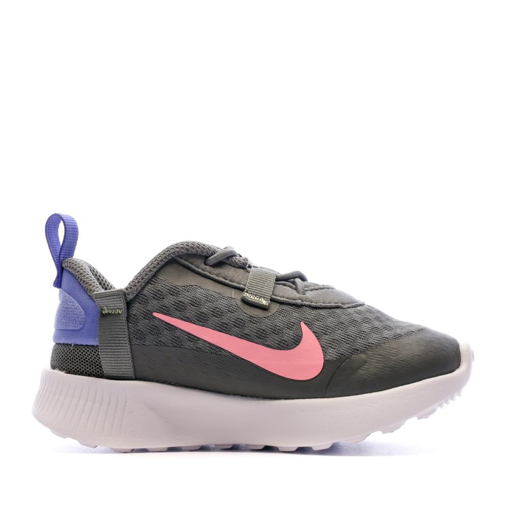Baskets Grises Bébé Fille Nike Reposto vue 2
