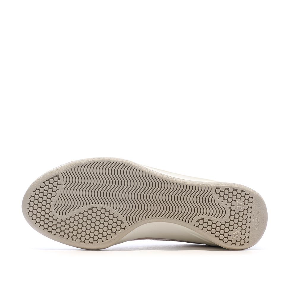 Baskets Beige Femme TBS Tennis Verni Greta vue 5