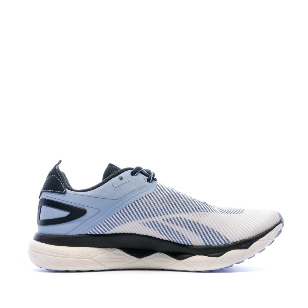 Baskets blanches/bleues femme Reebok Floatride Run Panthea vue 2