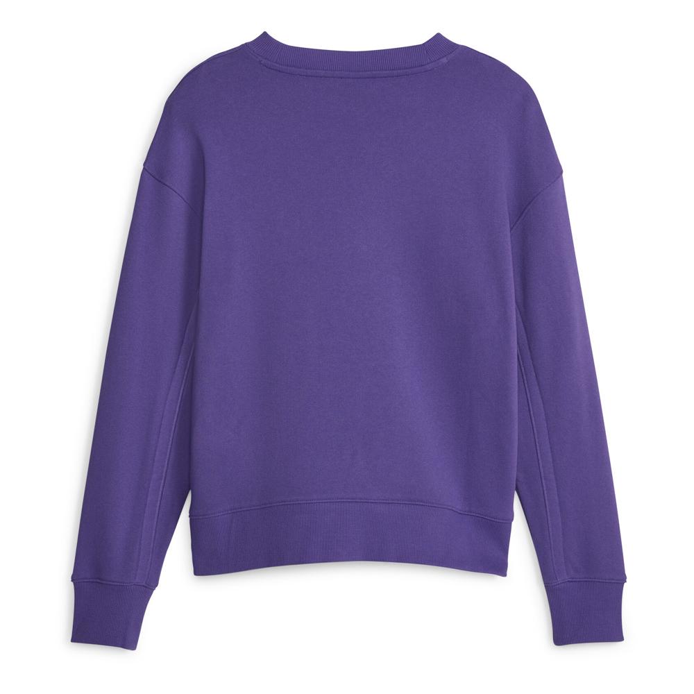 Sweat Violet Femme Puma Infuse Crew vue 2