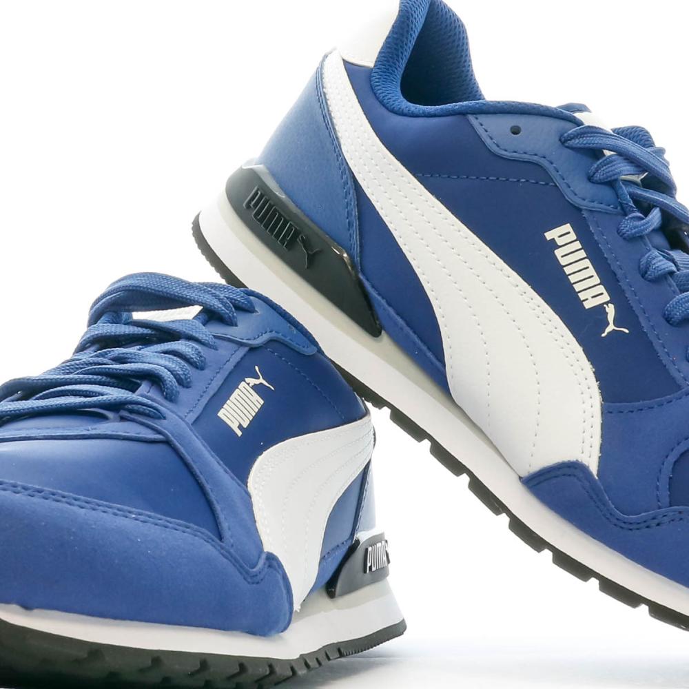 Baskets Bleu Homme Puma St Runner vue 7