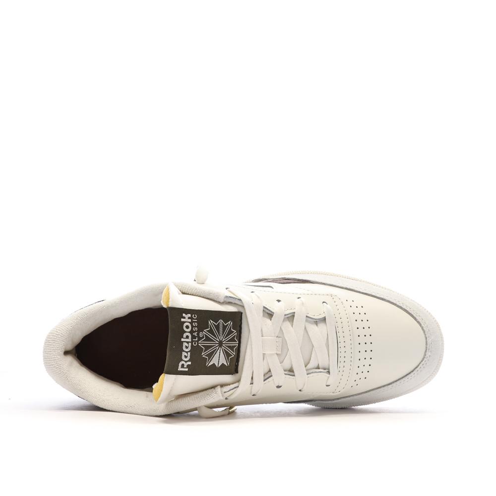 Baskets Ecru/Marron Homme Reebok Club C Revenge vue 4