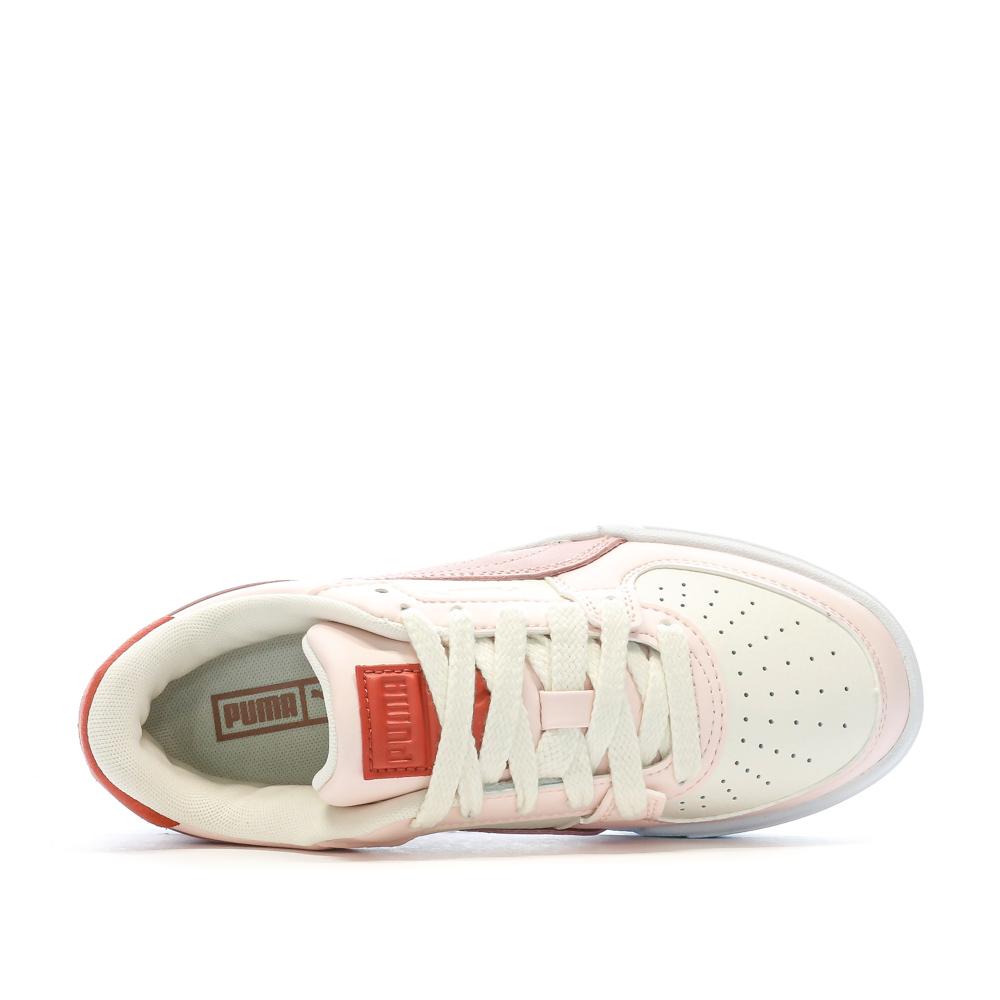Baskets Rose/Blanche Femme Puma 394749-02 vue 4