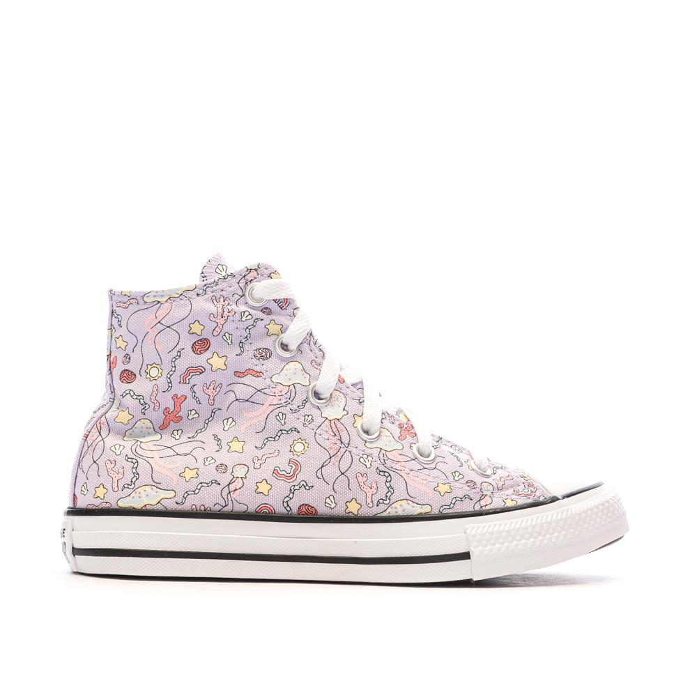 Baskets Violettes Garçon/Fille Converse Chuck Taylor All Star A03578C vue 2