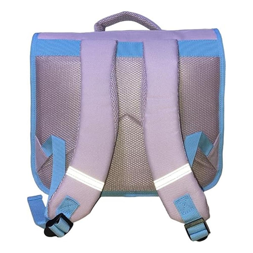 Cartable Violet/Rose Fille Elsa & Anna La Reine des Neiges vue 2