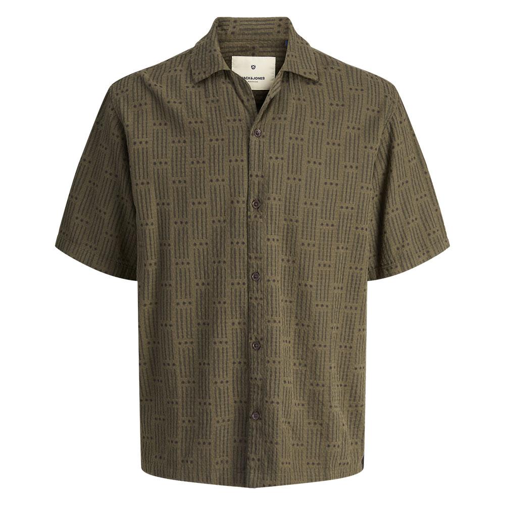 Chemise Kaki Homme Jack & Jones Vincent vue 3