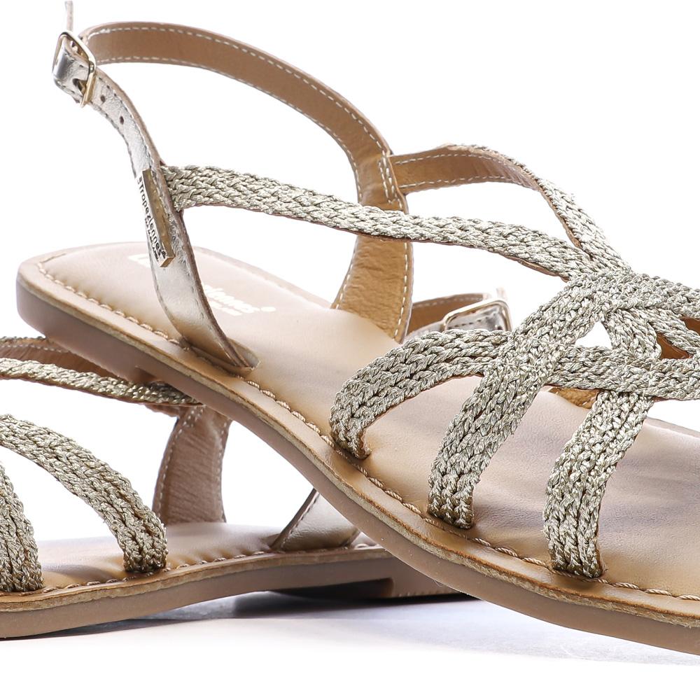 Sandales Dorées Femme Les Tropéziennes Chomy vue 7