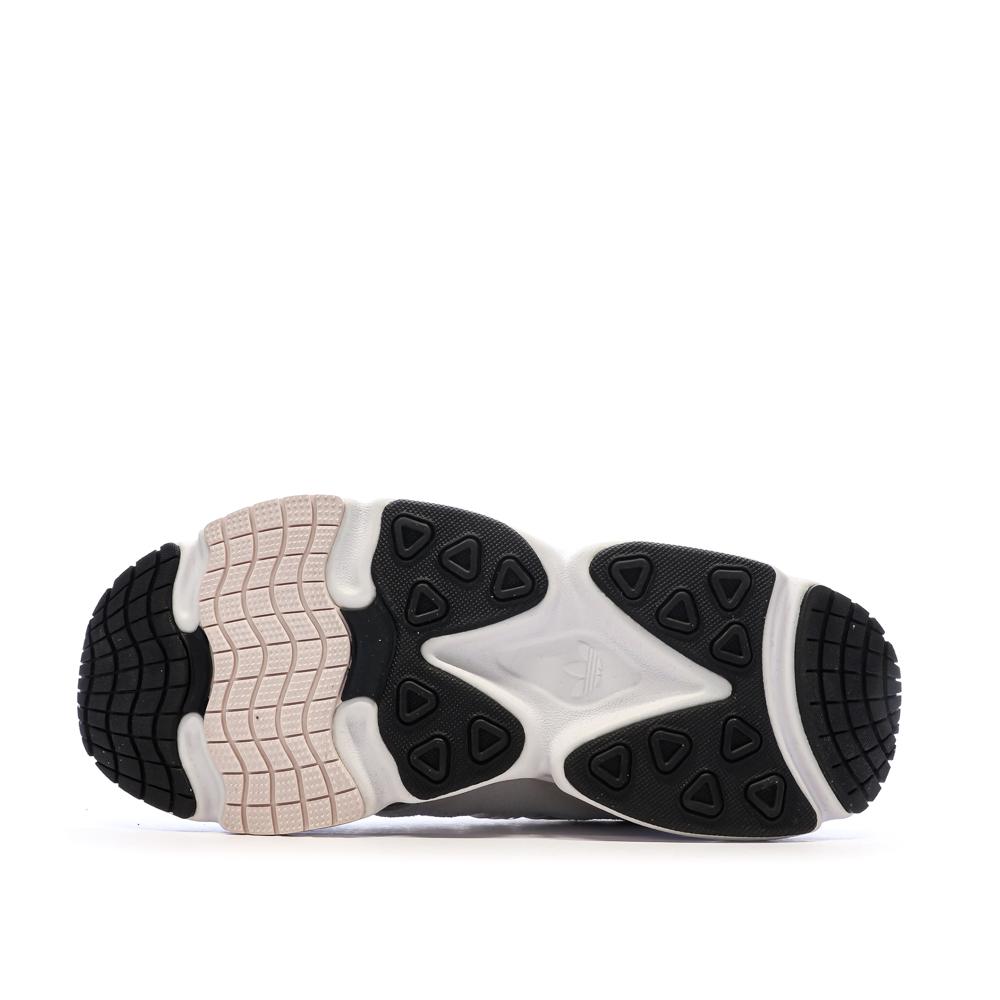 Baskets Grises Femme Adidas Ozmillen vue 5