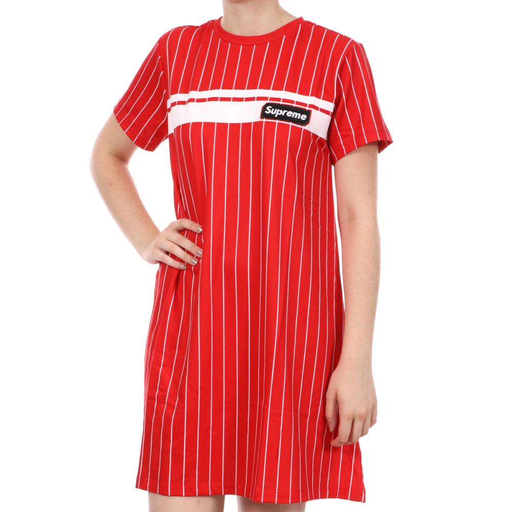 Robe Rouge Femme Supreme Tenny pas cher