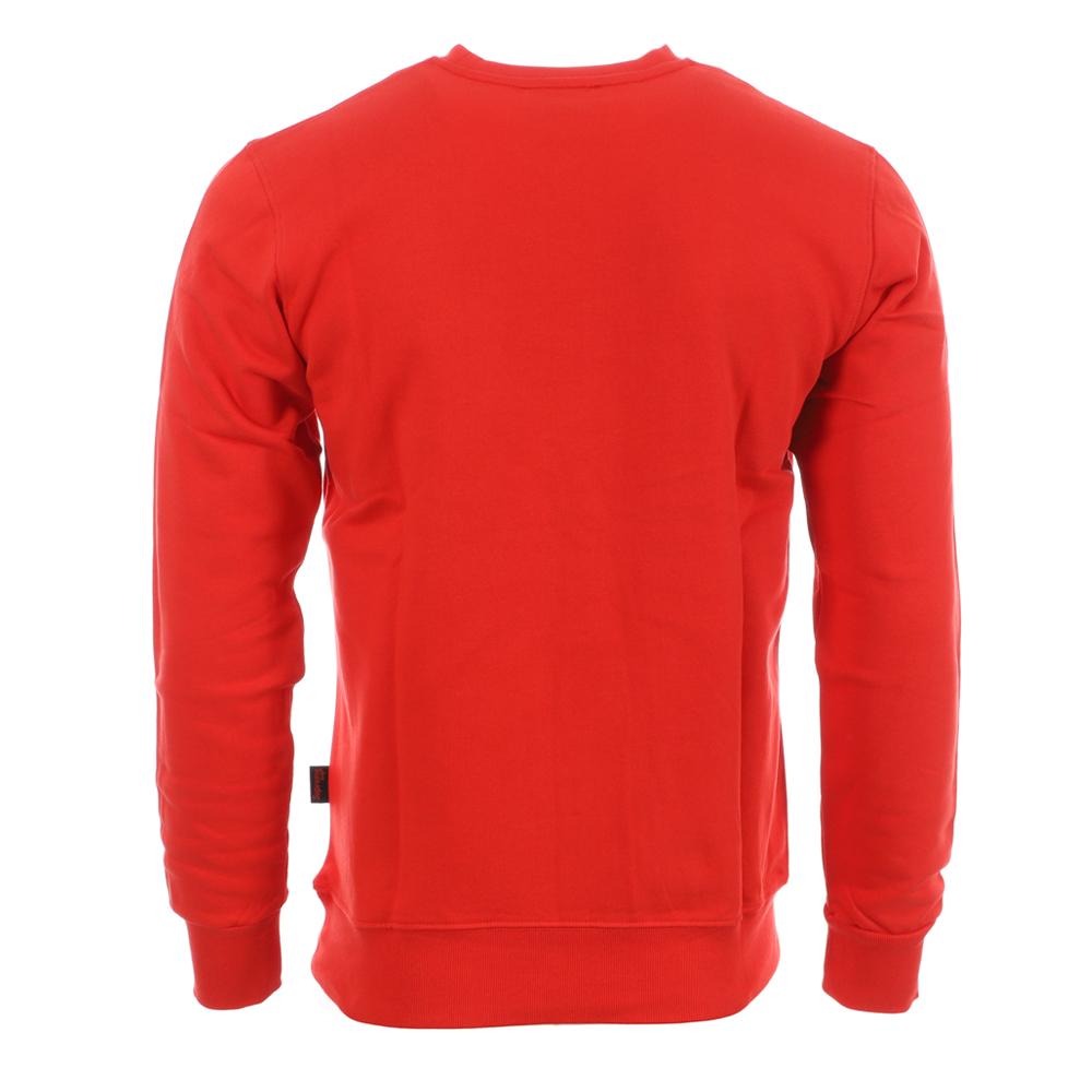 Sweat Rouge Homme Supreme Grip Leo vue 2