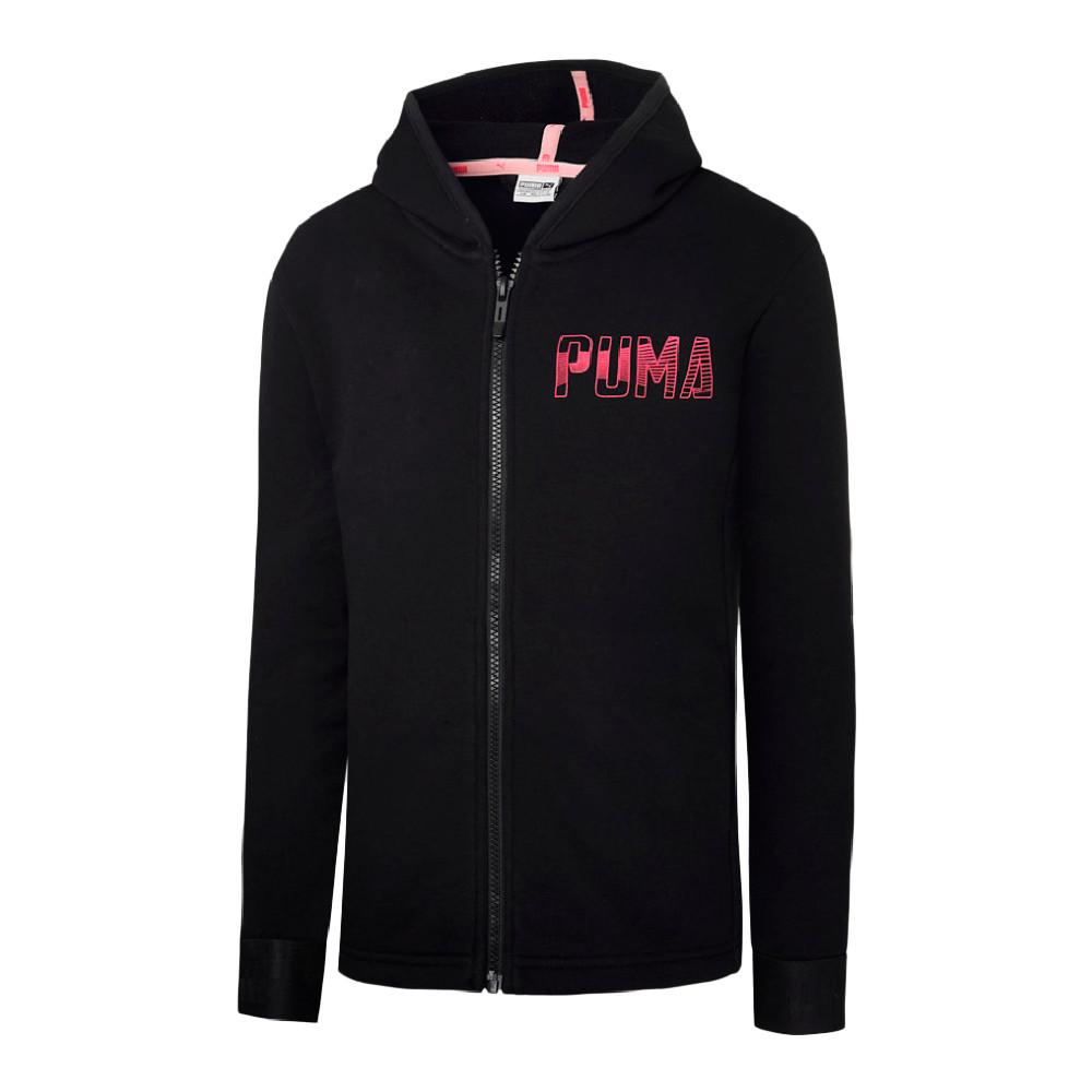 Sweat zippé Noir Fille Puma Classic pas cher