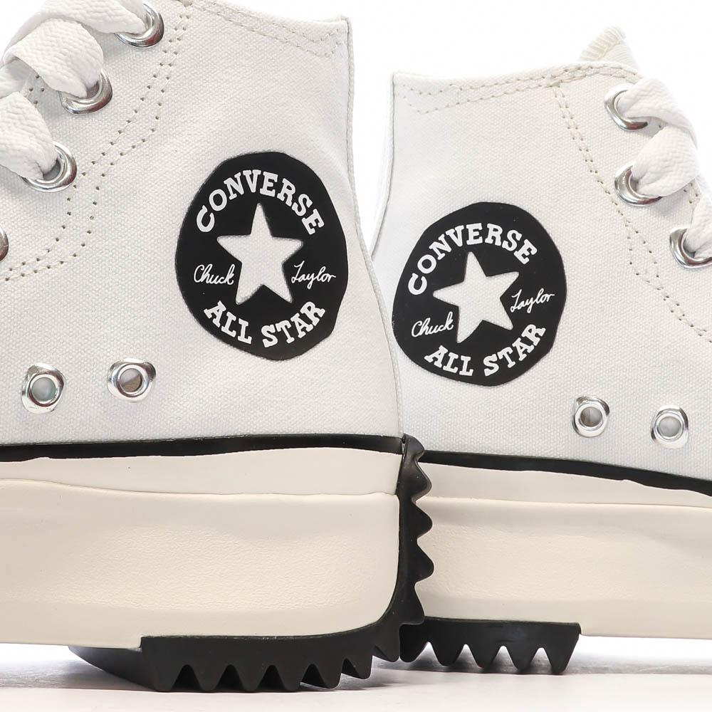 Baskets Blanches Homme Converse Run Star Hike vue 7