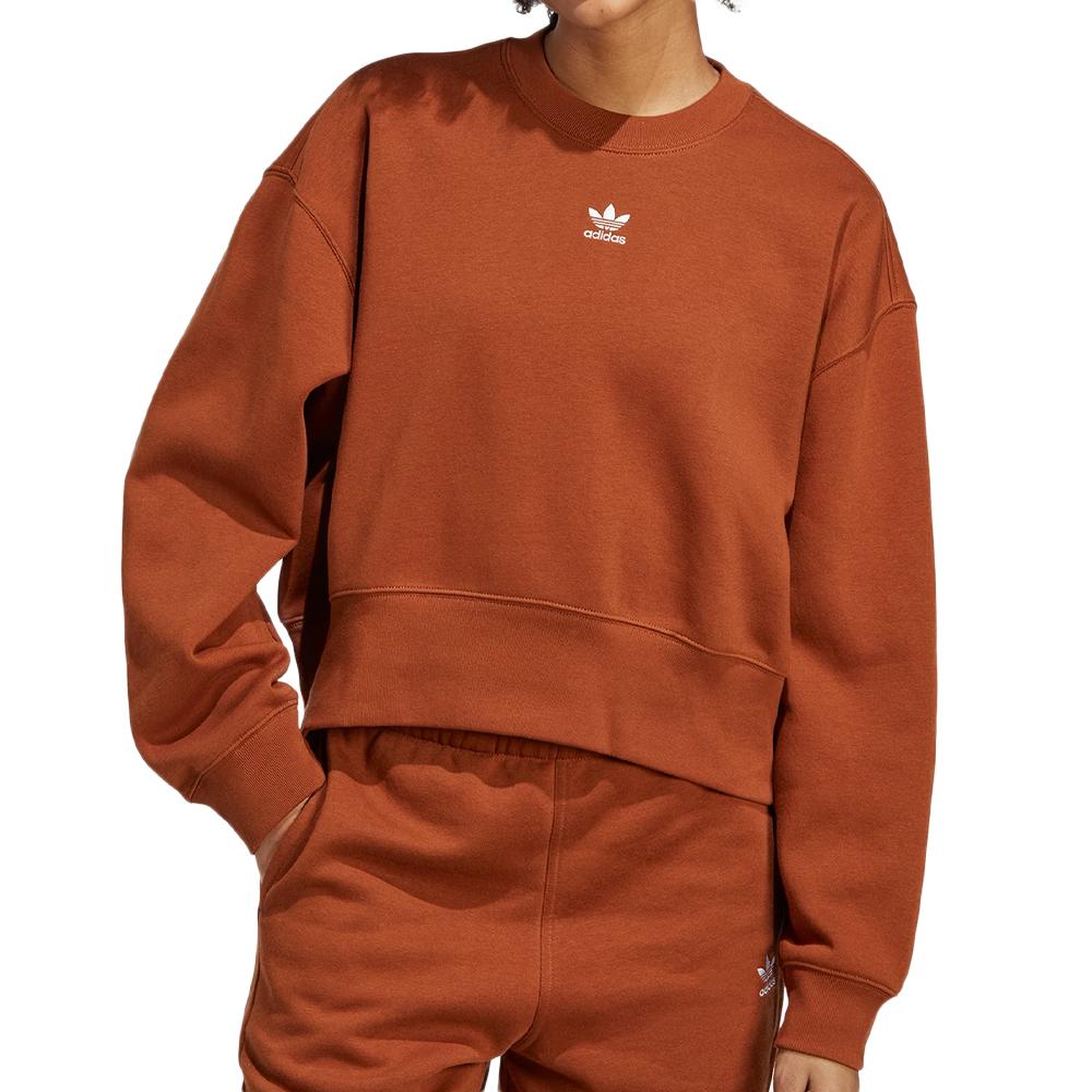 Sweat Marron Femme Adidas IK7695 pas cher