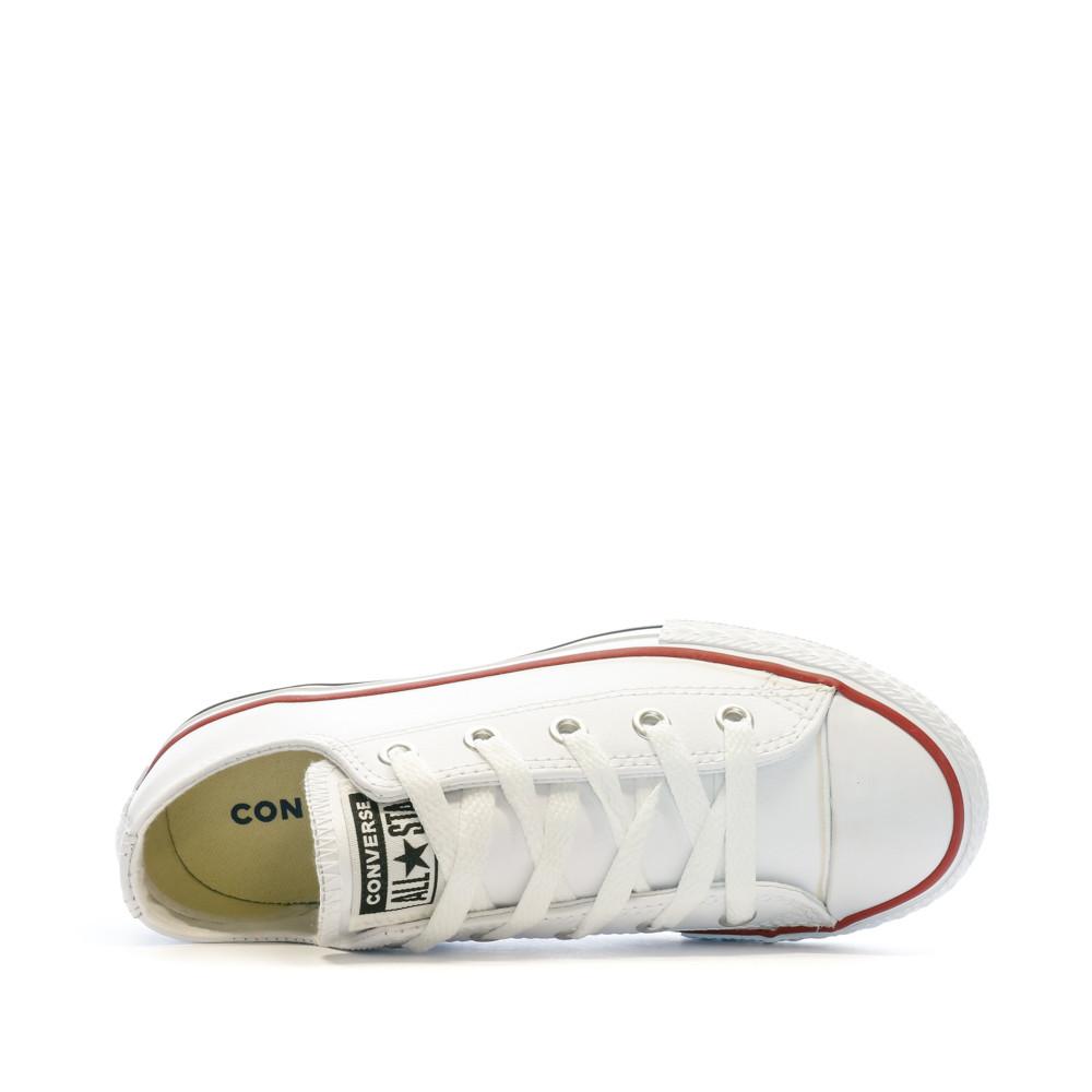 Baskets Blanches Enfant Converse CT OX vue 4