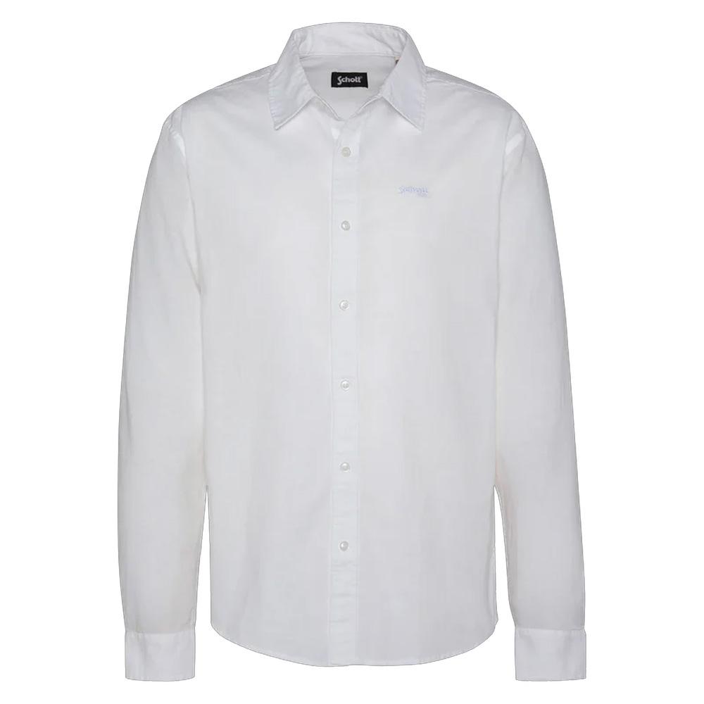 Chemise Ecru Homme Schott SHROML pas cher