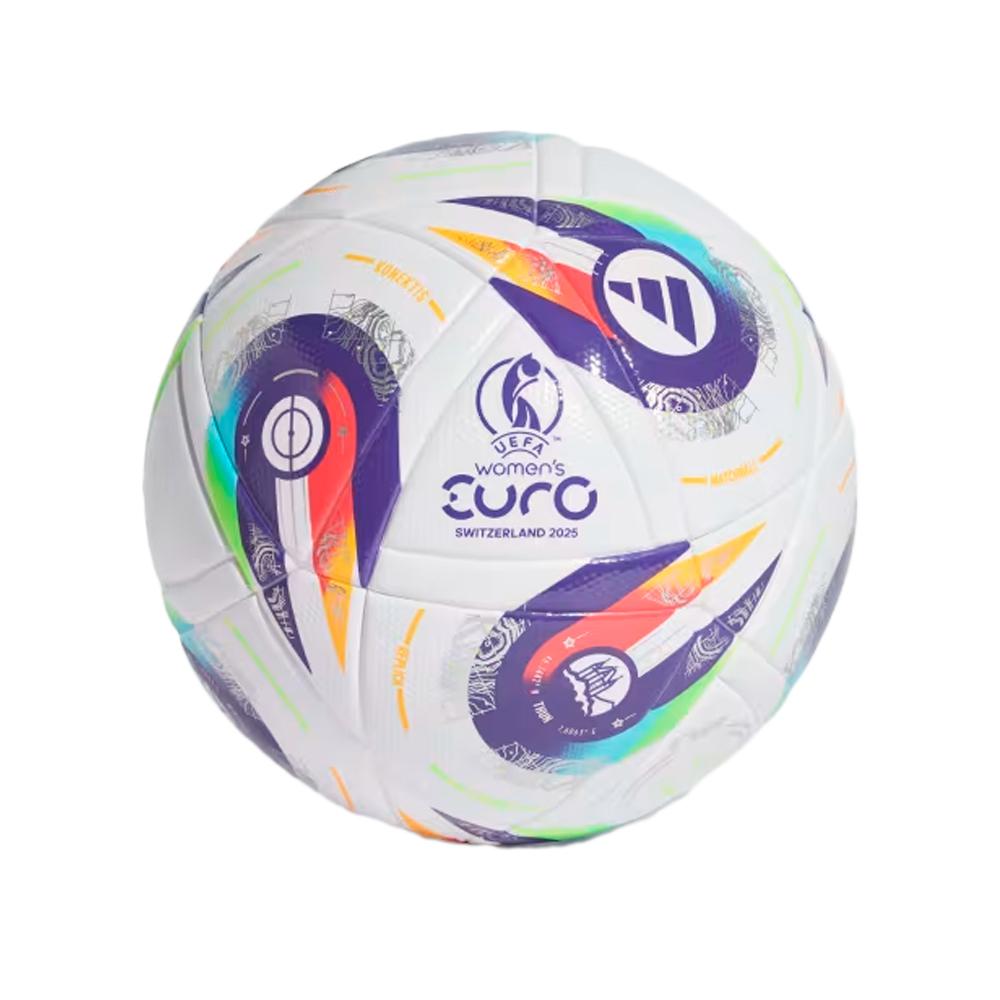 Ballon de Football Blanc Adidas Femme EURO25 LGE pas cher