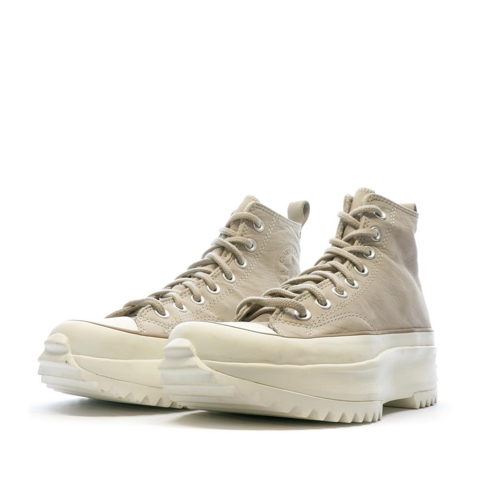 Baskets Crème Femme Converse Run Star Hike Hi Papyrus vue 6