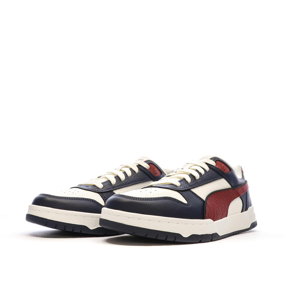 Baskets Noires/Blanches/Rouges Homme Puma Rbd vue 6