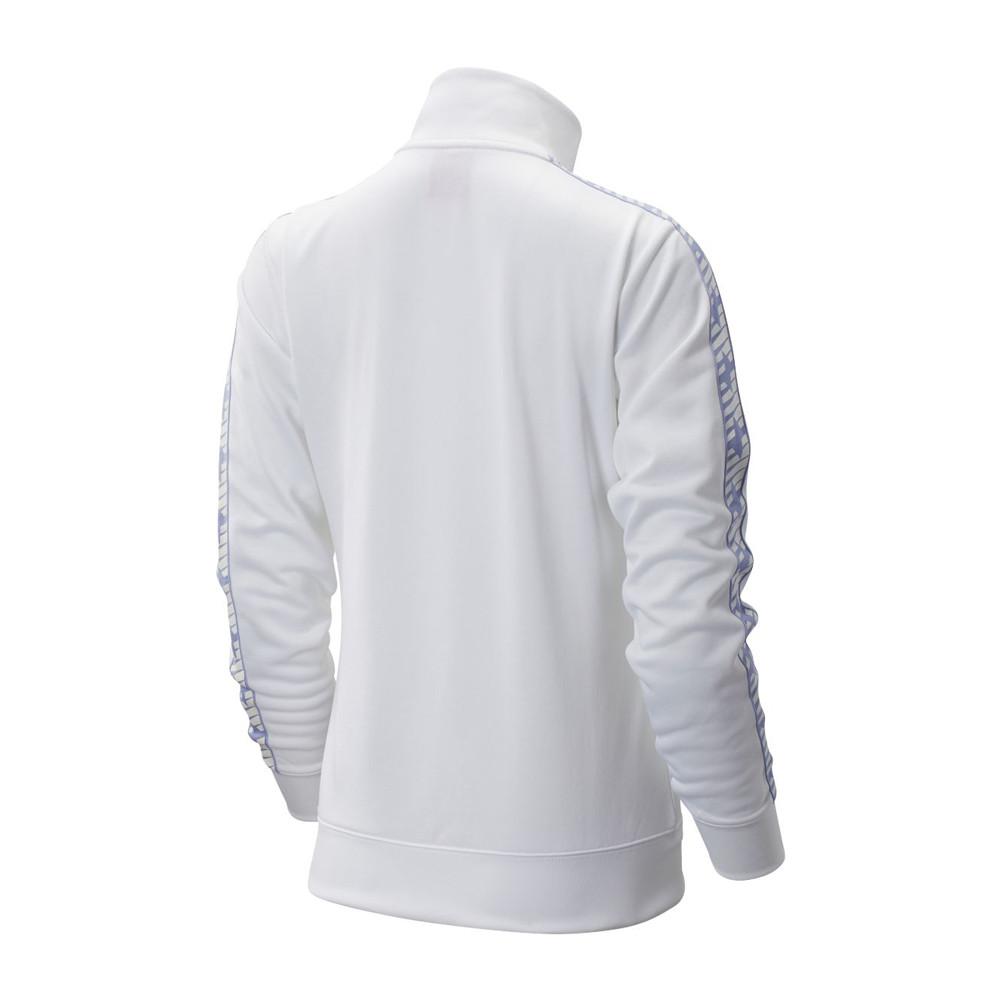 Sweat zippé Blanc Femme New Balance ATHLETICS CLASSIC vue 2