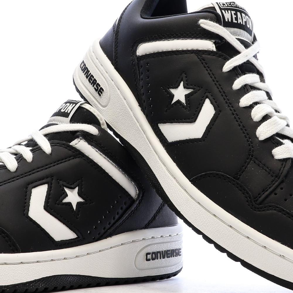 Baskets Blanc/Noir Homme Converse Weapon vue 7