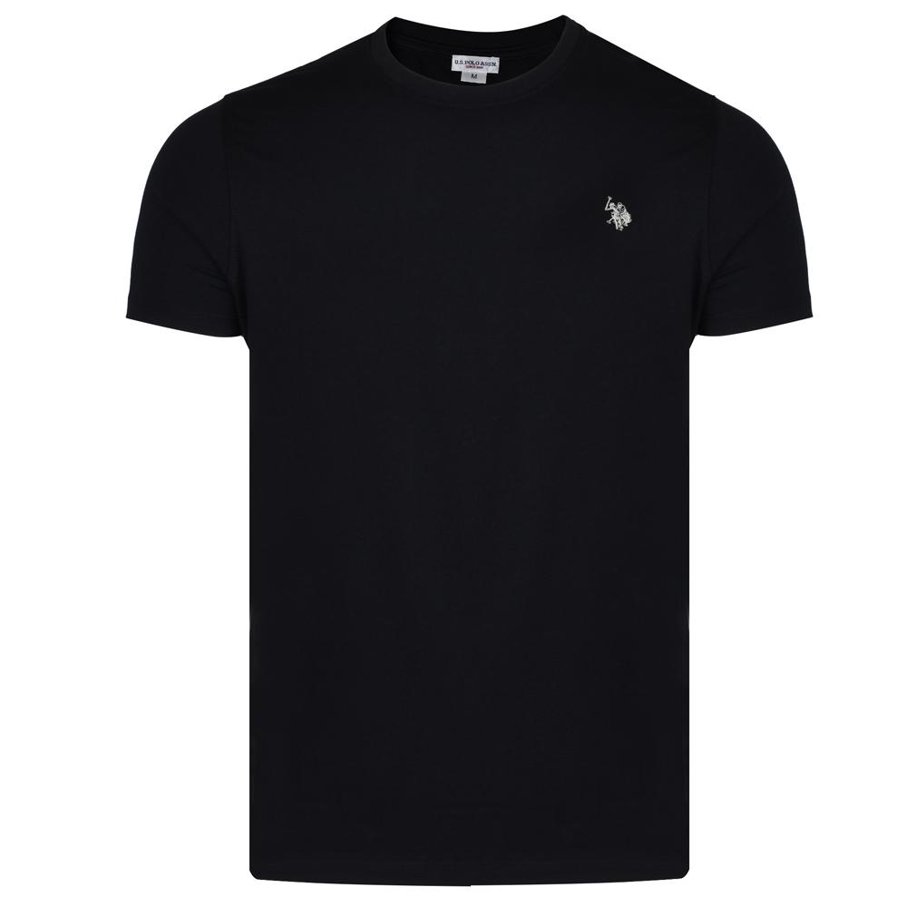 T-Shirt Noir Homme US Polo ASSN CICK pas cher