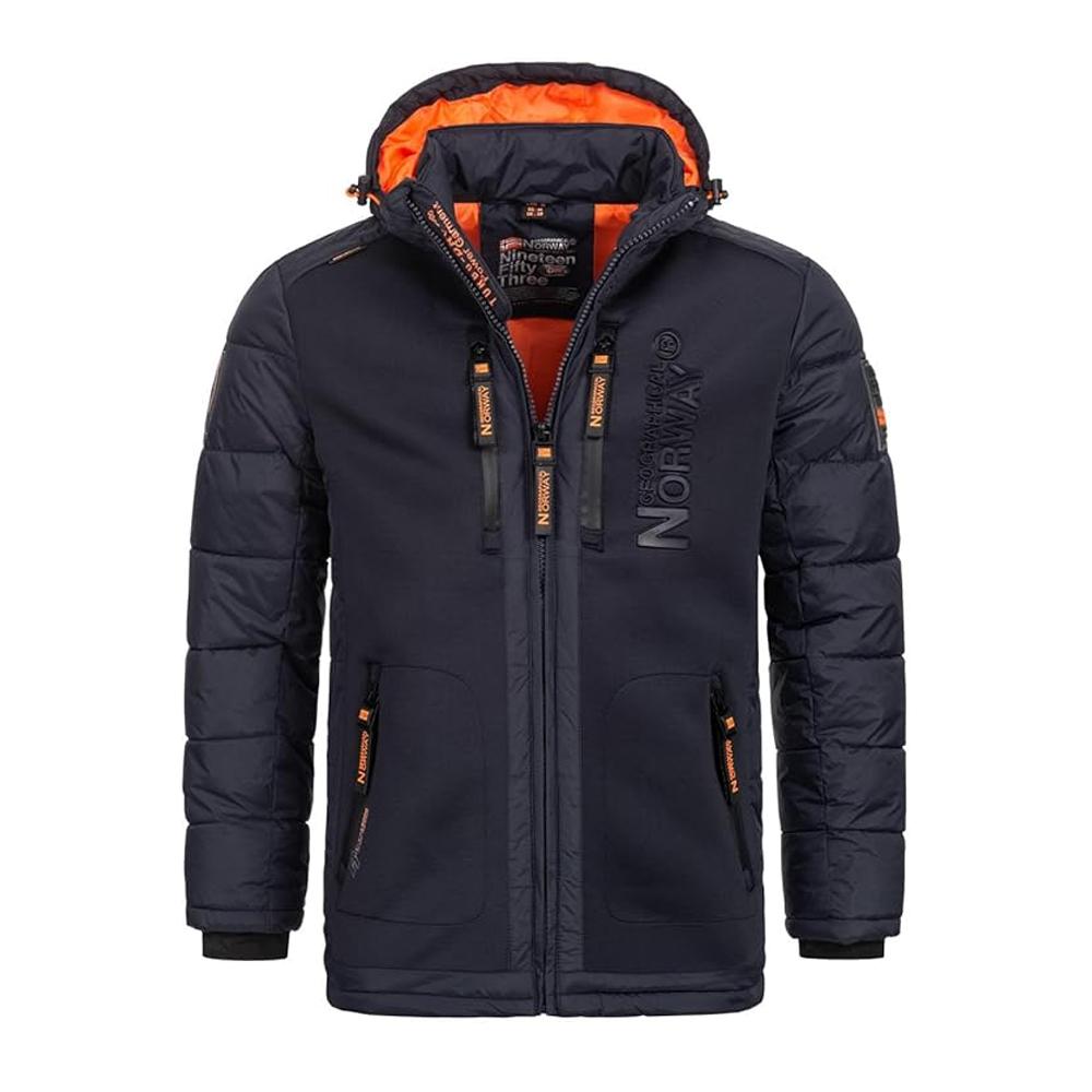 Doudoune Marine/Noire Homme Geographical Norway Beachwood WR813H pas cher