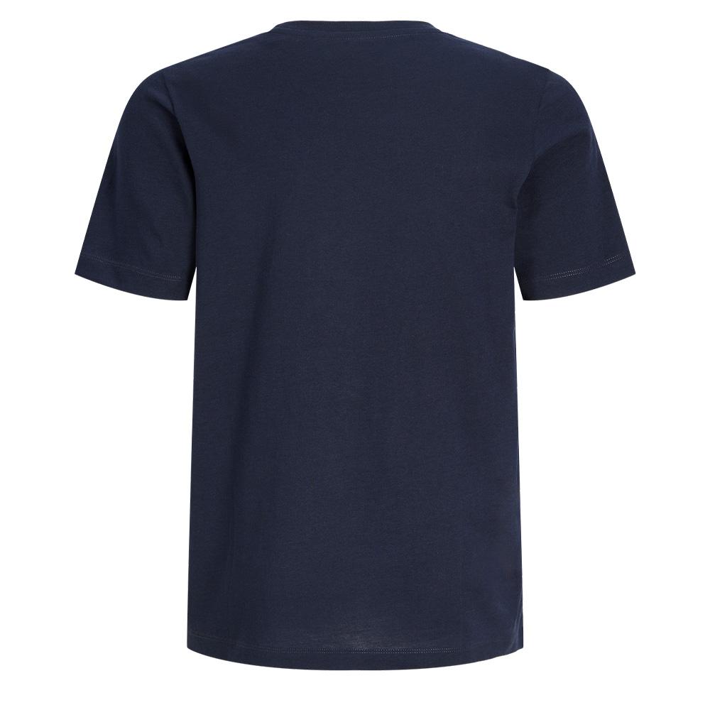 Marineblaues T-Shirt für Jungen von Jack & Jones, Farbe: Brandy Ansicht 2