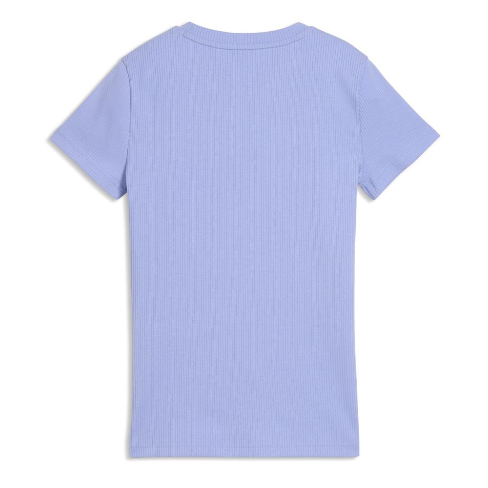 T-Shirt Mauve Fille Puma Elevated vue 2
