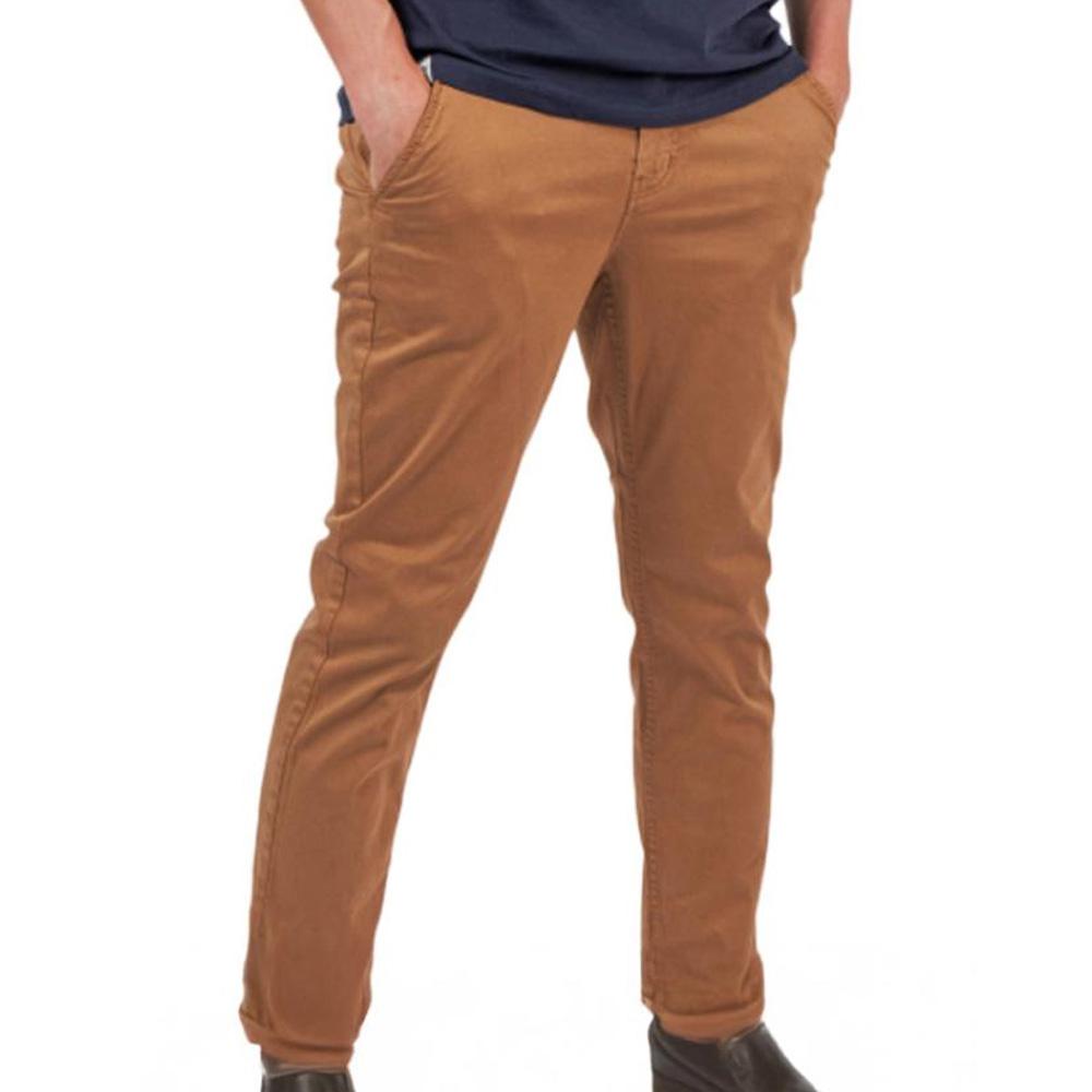 Chino Slim Camel Homme American People pas cher