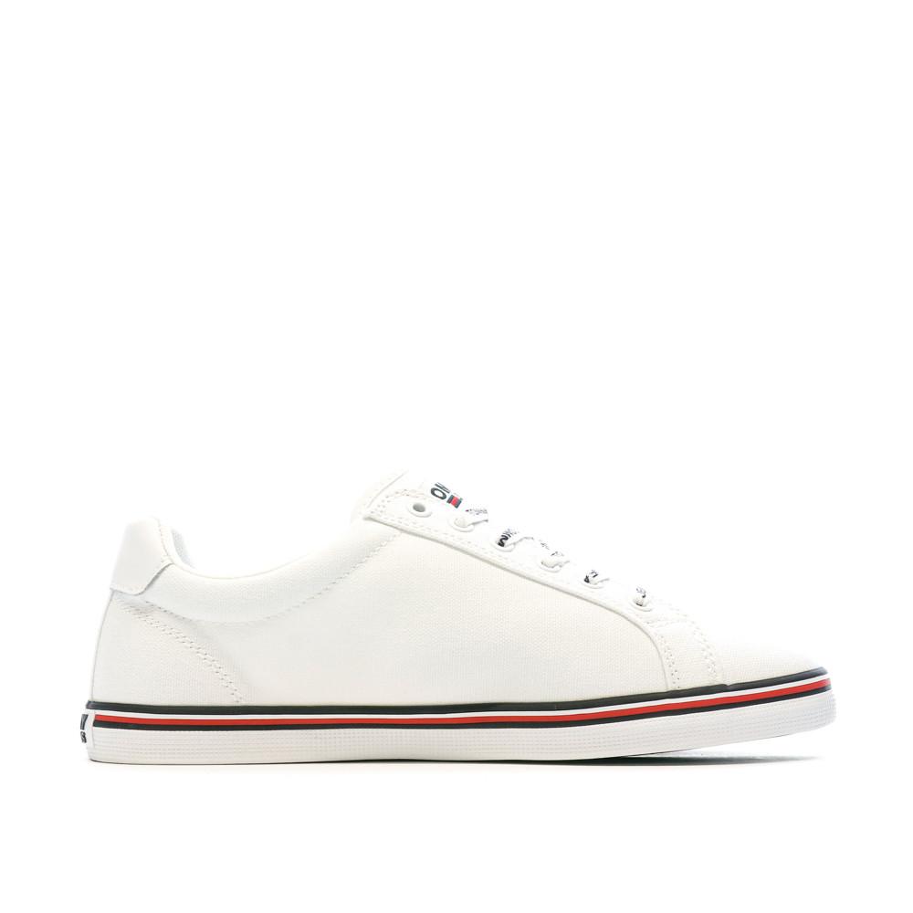 Baskets Blanc Femme Tommy Hilfiger Essential Lace vue 2