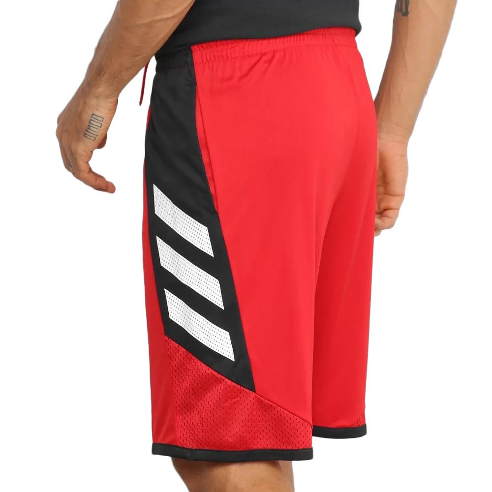 Short de Basketball Rouge Homme Adidas Pro Madness FL0928 vue 2