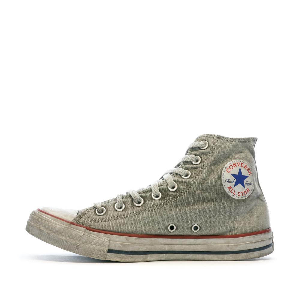 Baskets Grise Mixte Converse Ctas Canvas pas cher