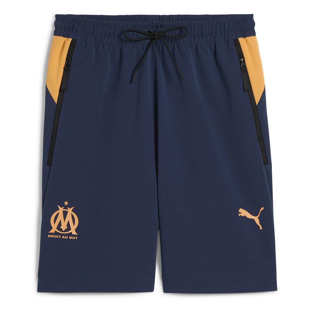 OM Short Marine/Orange Homme Puma 2024/2025 pas cher