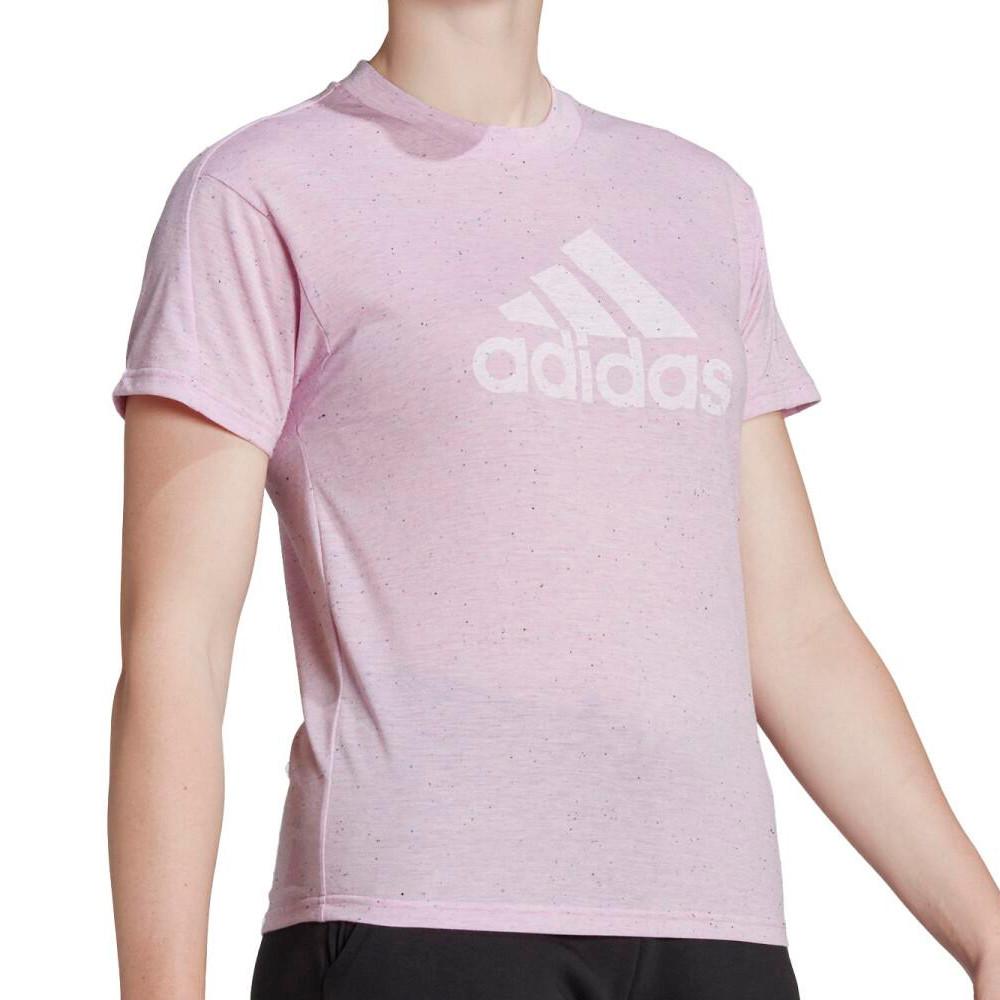 T-shirt Rose Femme Adidas HK0417 pas cher