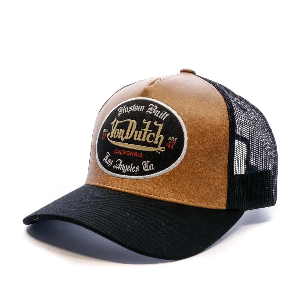 Casquette Noire/Marron Homme Von Dutch TRUCK pas cher
