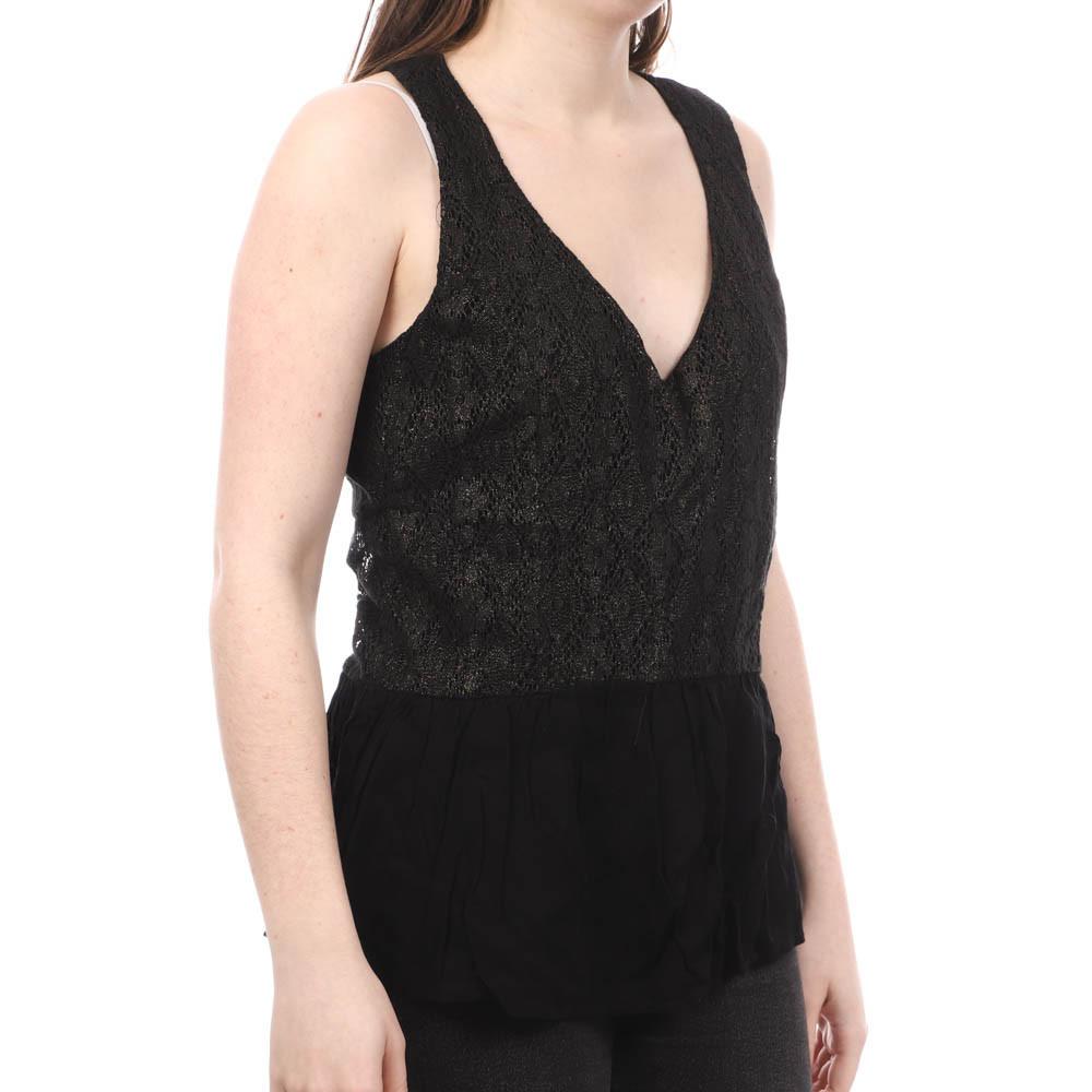 Débardeur Noir Femme Teddy Smith Thaya pas cher
