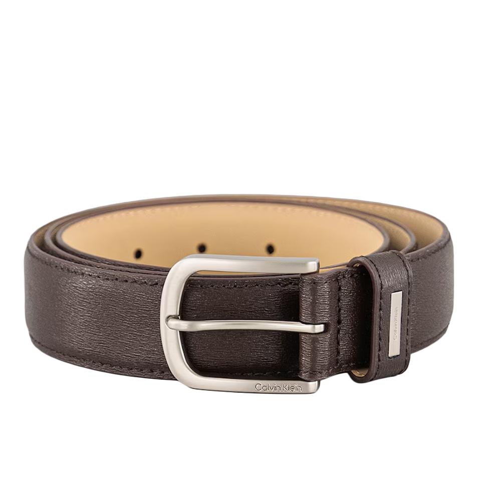 Ceinture Marron Calvin Klein Jeans Casual Pin Buckle 32 pas cher