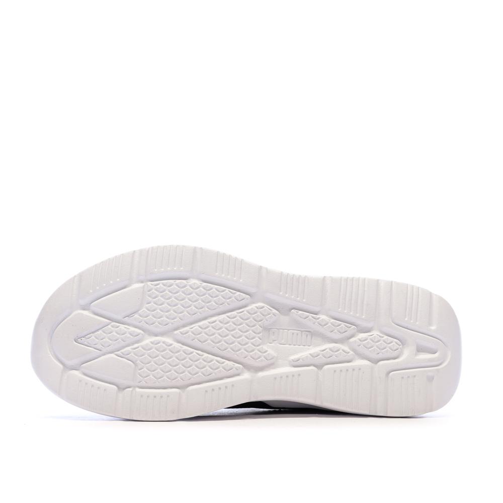 Baskets Noires/Blanches/Fushia Fille Puma Soft Wired 2 vue 5
